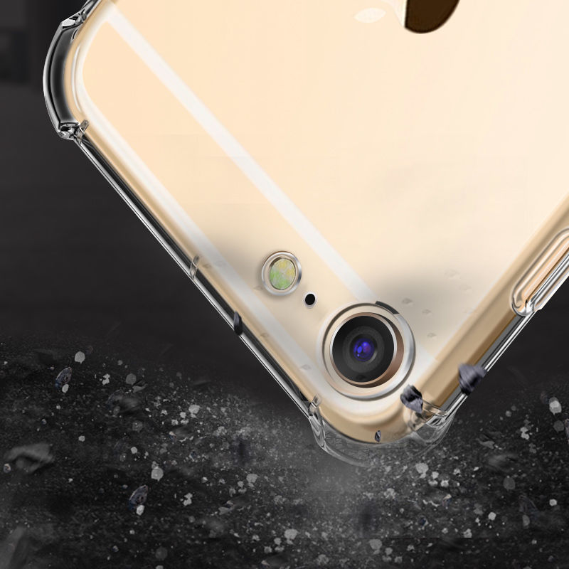 Apple 6 / 7 / 8 case iPhone 6splus transparent 6S anti drop x silicone XR full P pack xsmax soft plus