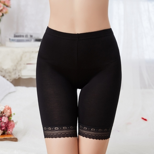 [three pairs] safety pants 3 / 5 lace anti light pants modal women's Summer Shorts safety pants bottom pants