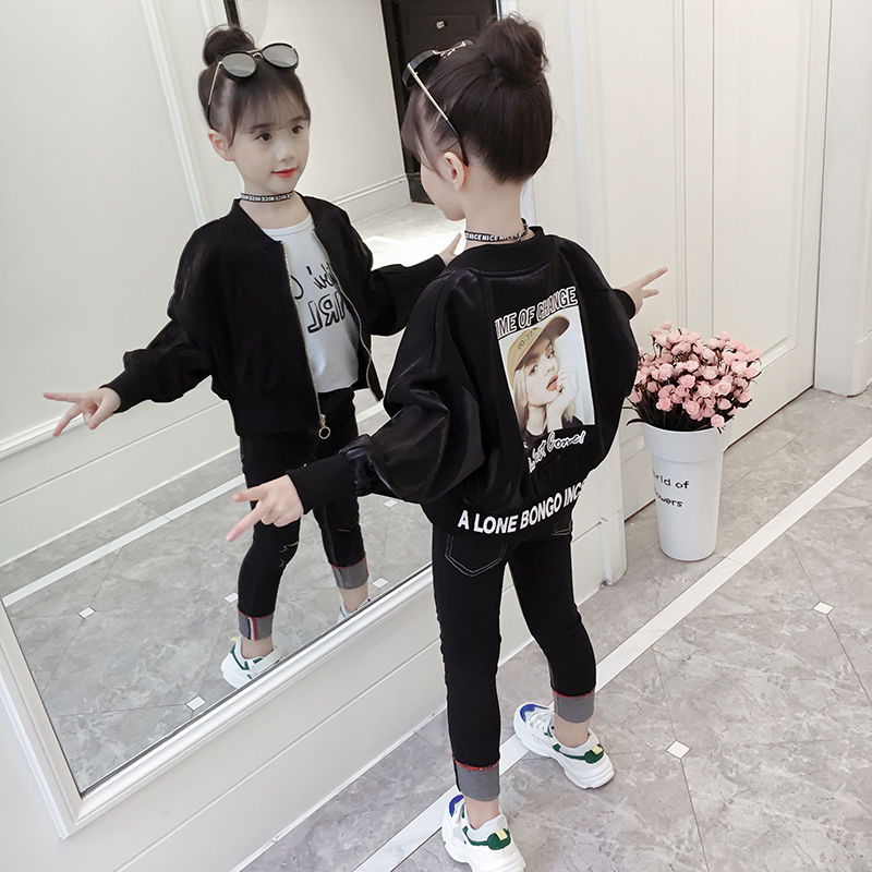 Children's wear girls' Autumn coat new autumn girls' spring and autumn jacket