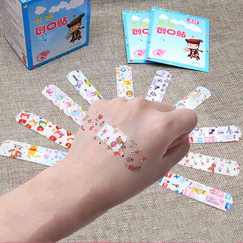 Cartoon band aid transparent waterproof band aid lovely children Mini band aid medical OK bandage hemostasis