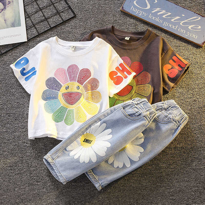 Boy's summer suit handsome foreign style children's summer short sleeve summer 2020 new fashion children's Korean version