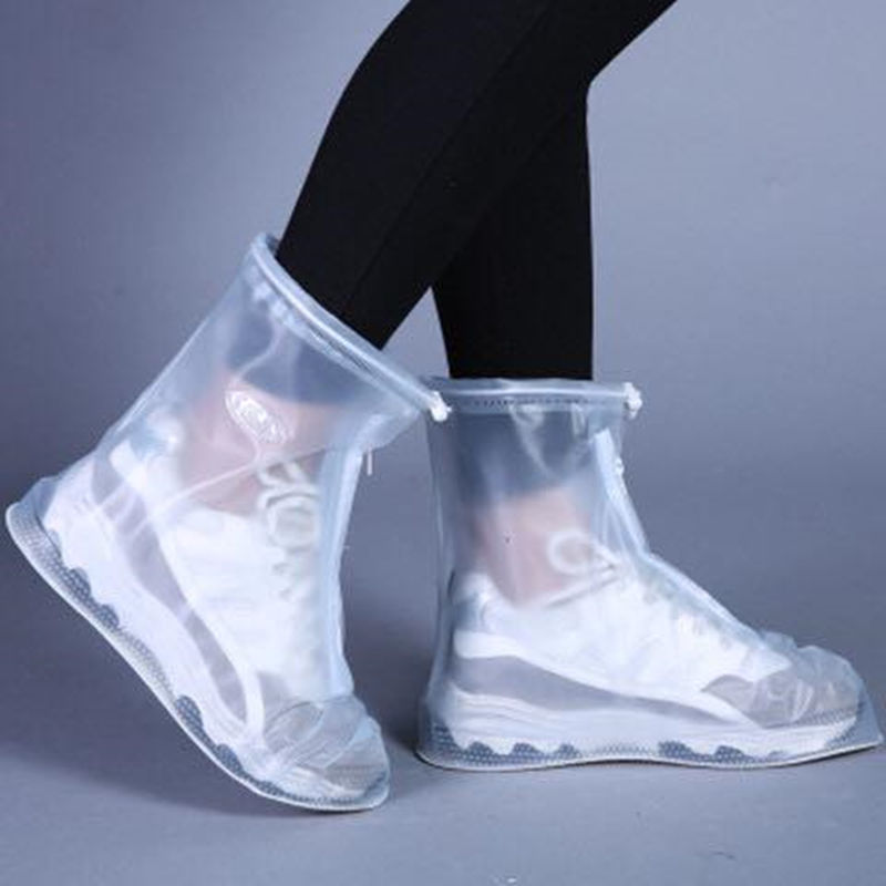 [anti skid and wear-resistant thickened type] rainproof shoe cover for men and women in rainy days