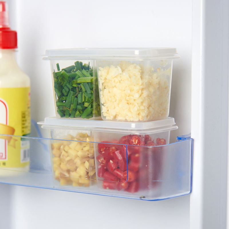 Japanese household refrigerator small food grade plastic fresh keeping box with cover