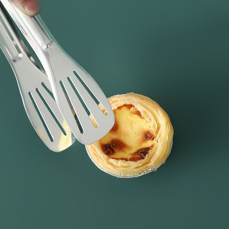 Extra thick 304 stainless steel barbecue clip fried steak clip extended food clip bread bun barbecue clip