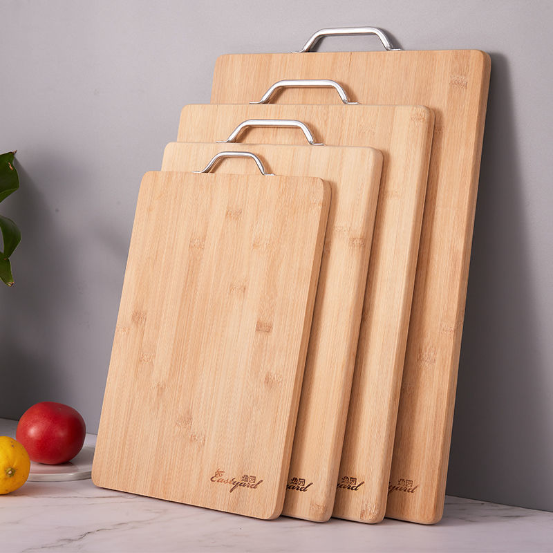 Bamboo kitchen cutting board solid wood chopping board mould proof and antibacterial rolling plate fruit board household chopping board knife board