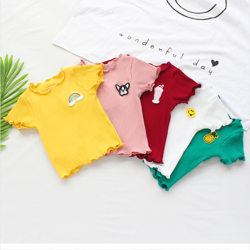 New Korean Short Sleeve T-shirt for girls in summer