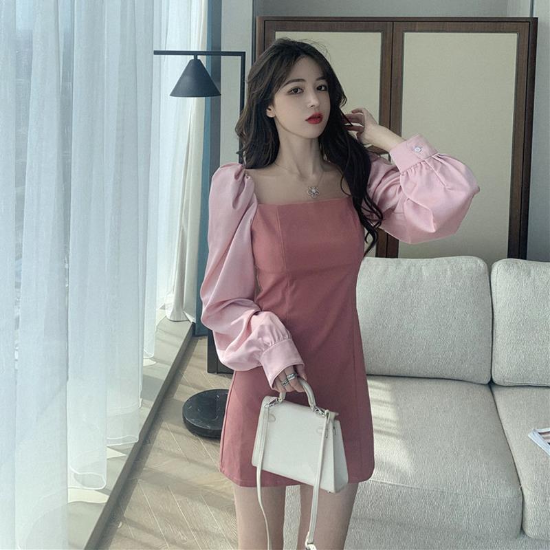 Short square style summer dress