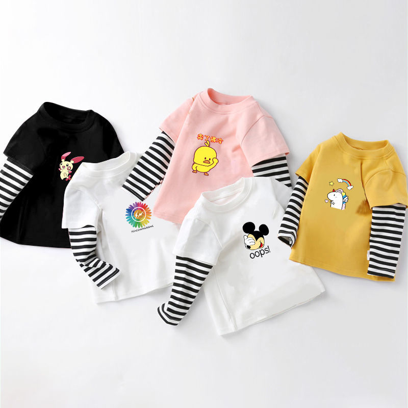Children's long sleeve T-shirt new T-shirt for boys and girls