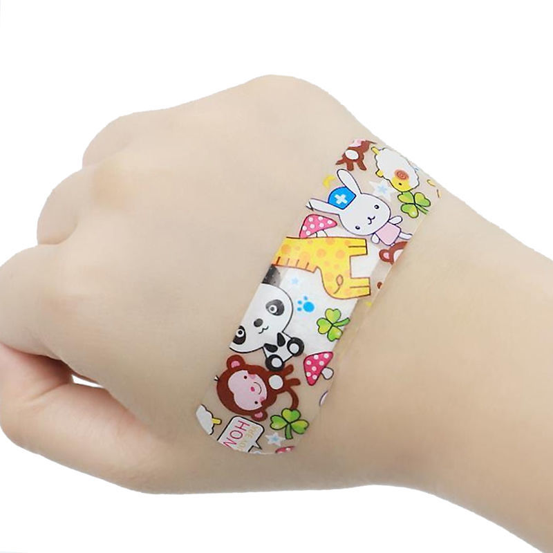 Cartoon band aid waterproof breathable lovely elastic band aid children Korean medical OK bandage wound dressing hemostasis paste