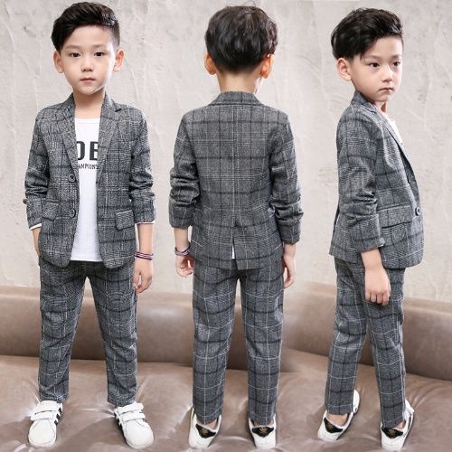 Children's wear 2020 new boys' suit autumn wear children's casual small suit boys' clothes spring and Autumn