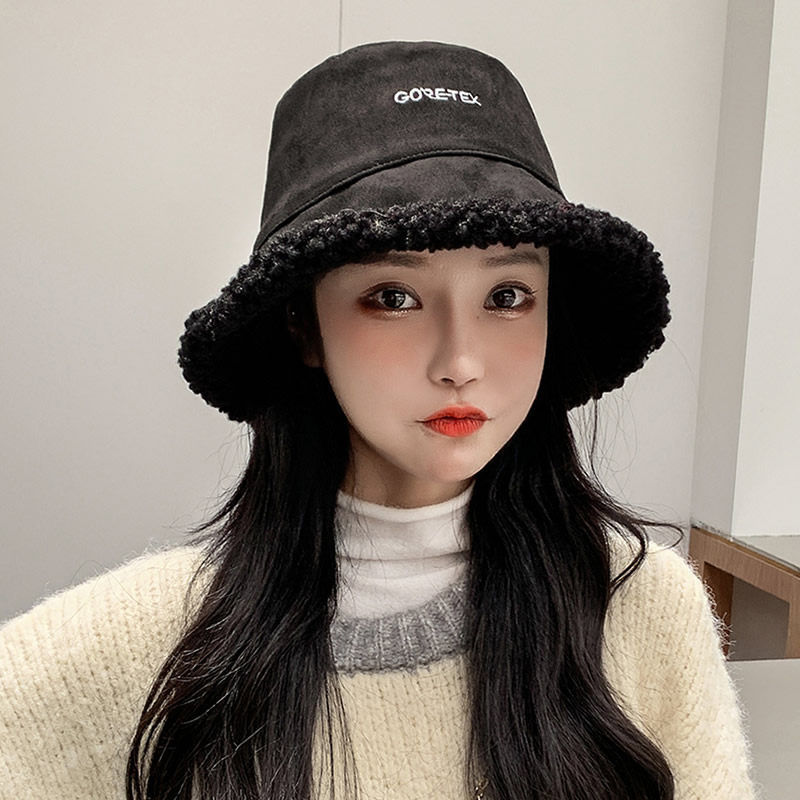 Fisherman's hat children's autumn and winter fashion ins new versatile Korean version round face big face thin winter women's foreign style warm