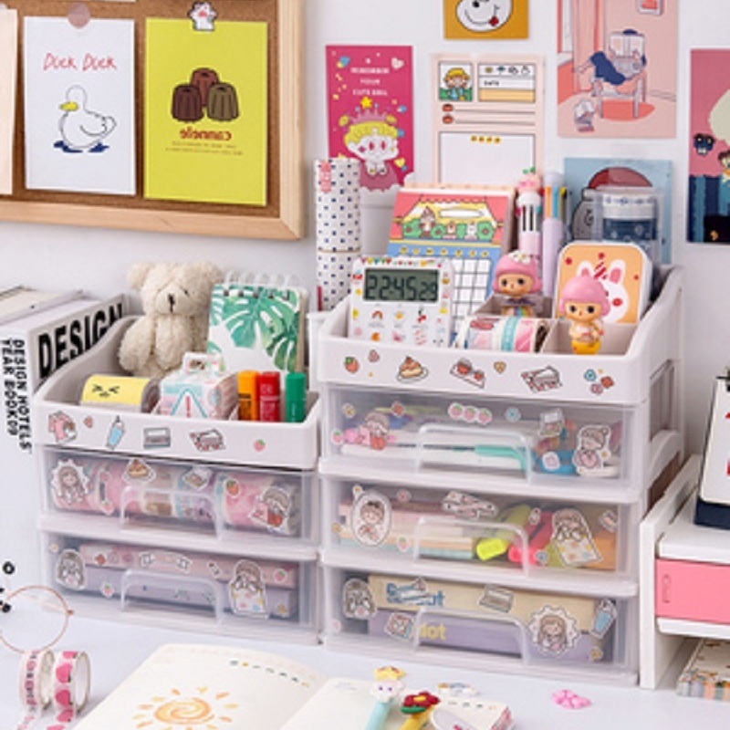 Make up storage box for students' dormitory