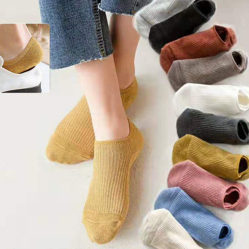 5 / 10 double socks children's socks shallow mouth Korea lovely summer boat socks low top summer invisible college Japanese thin