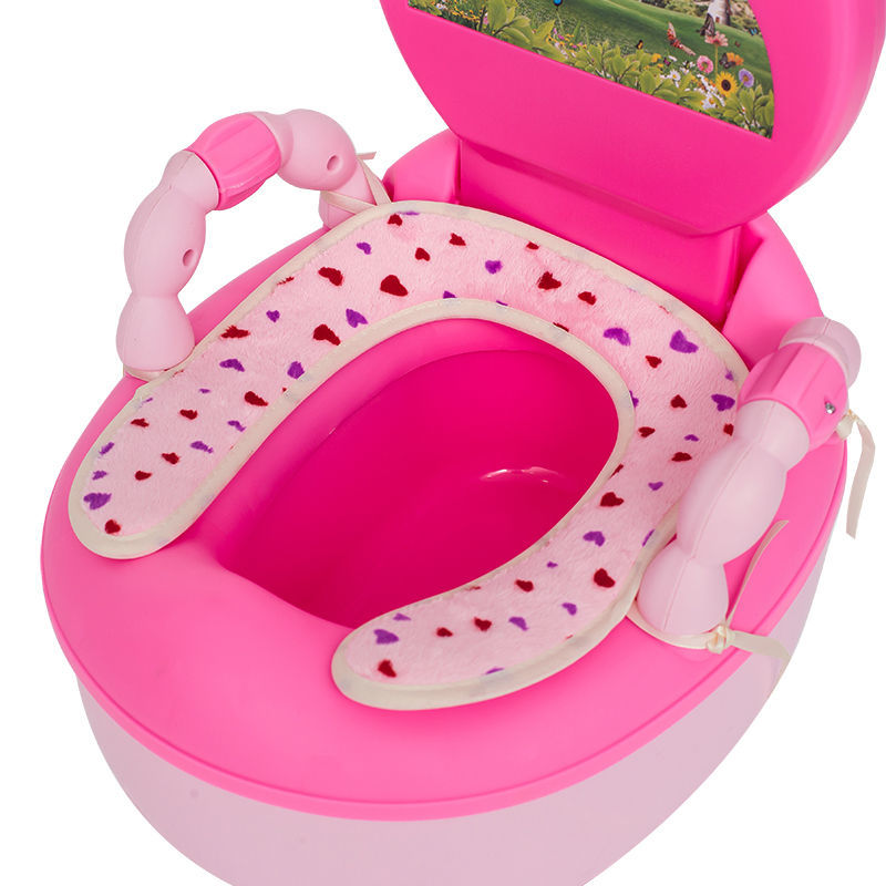 Children's toilet seat toilet pad cotton wool cushion in winter baby pad child's bedpan sit toilet mat to prevent cool ass cotton pad