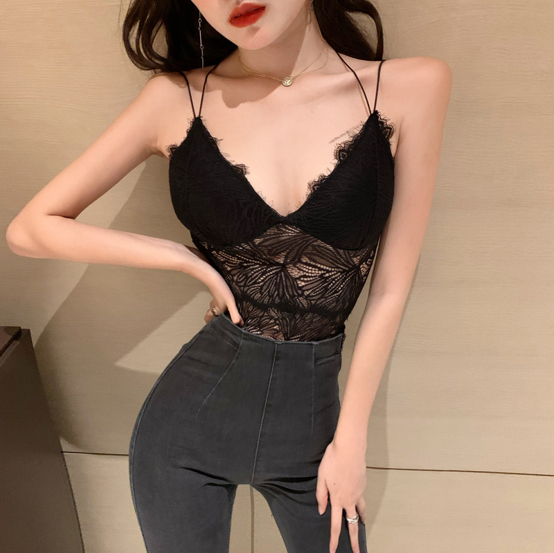 Real price, real photo, sexy lace, thin shoulder strap, vest, women's beautiful back, bottom coat