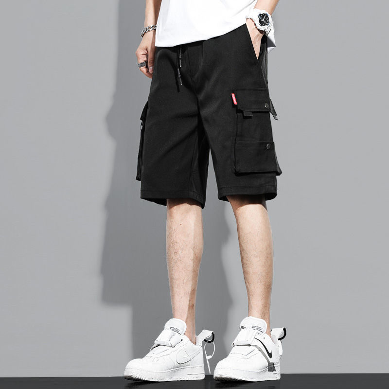 Tooling shorts men's fashion brand quick drying loose sports ice hip hop Multi Pocket casual beach pants