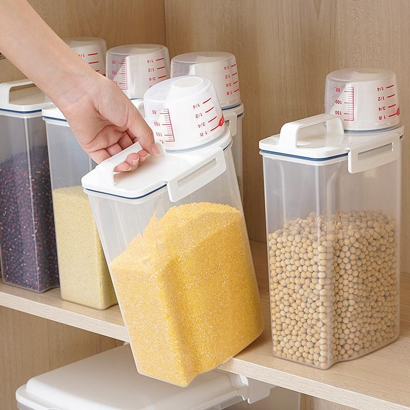 Japanese coarse grain storage tank, grain storage box, bean storage tank, kitchen storage tank, grain sealed tank, rice storage tank