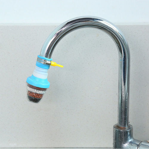 新款厨房家用万能接口水龙头过滤器可伸缩可旋转防溅水花洒净水器