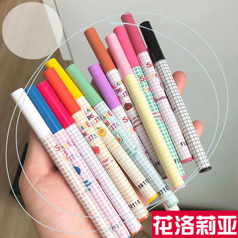 FLORTTE/ flower lily Eyeliner Pencil Eyeliner Pencil fresh fruit salad 0513 color white Eyeliner