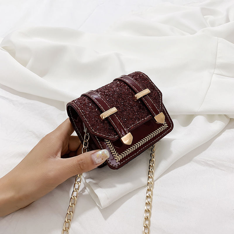 Small bag women's bag new summer small fresh fashion Mini Bag versatile single shoulder cross chain small square bag