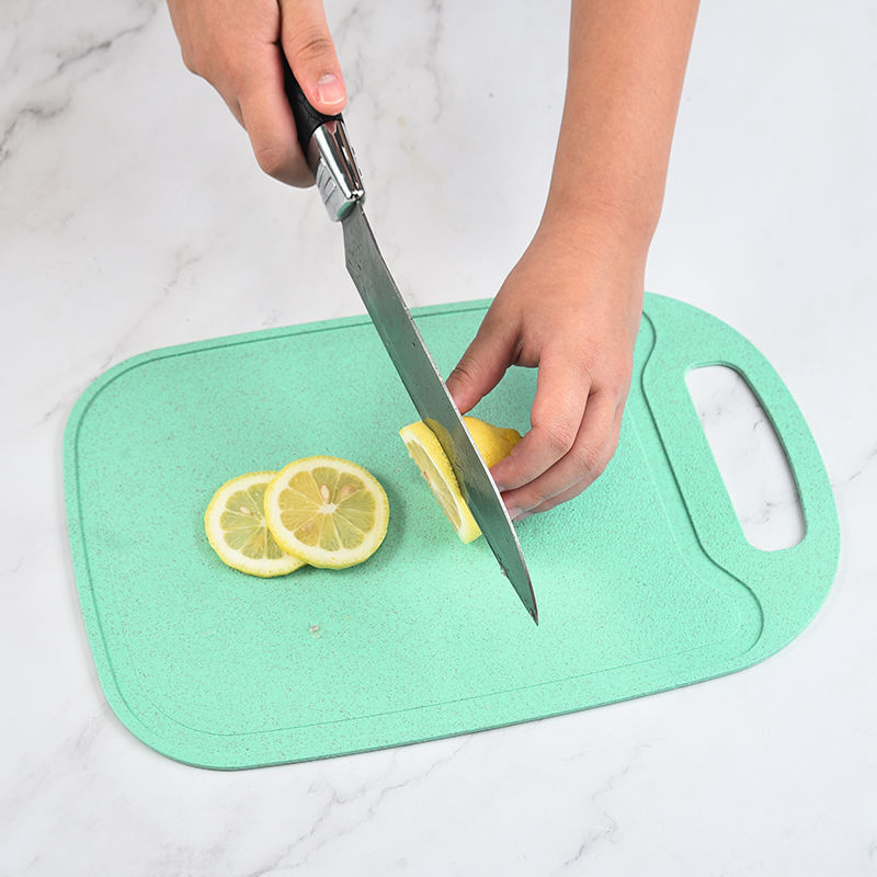 Wheat straw chopping board kitchen knife board mould proof plastic household fruit chopping board cutting board net red mini