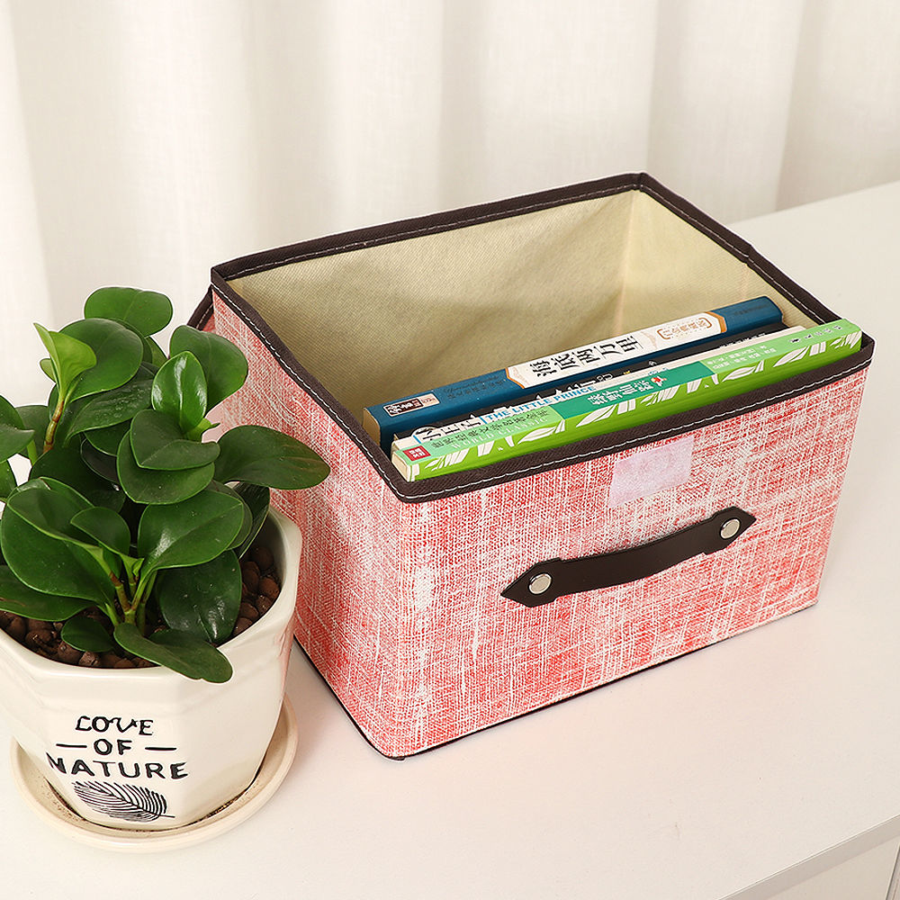 Fabric storage box underwear storage box wardrobe clothing finishing box quilt storage box large covered storage artifact