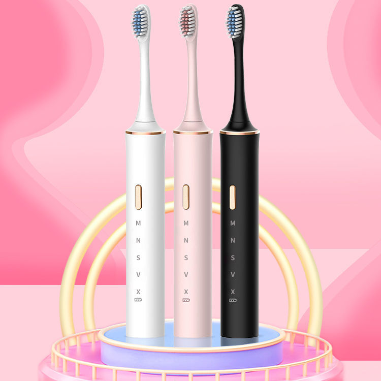 Electric toothbrush adult student soft hair automatic toothbrush rechargeable USB ultrasonic couple children waterproof