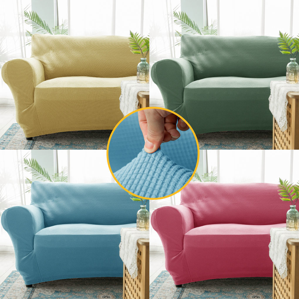 Sofa cover all inclusive universal cover four seasons European U-type lazy person Nordic simple 123 combination modern pad