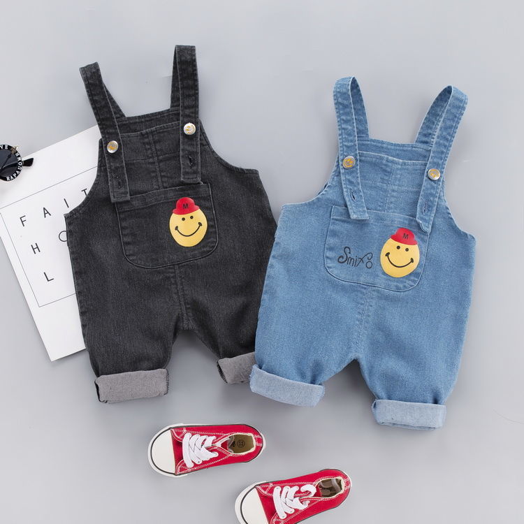 Baby pants jeans autumn wear 1-3 years old children's wear Boys 2 children Korean version spring and autumn foreign style children's trend 4 women