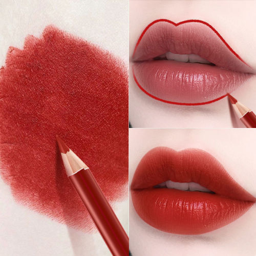 Lip Liner Pencil durable waterproof, non stick cup lipstick pen hook line easy to color lipstick pencil lipstick students