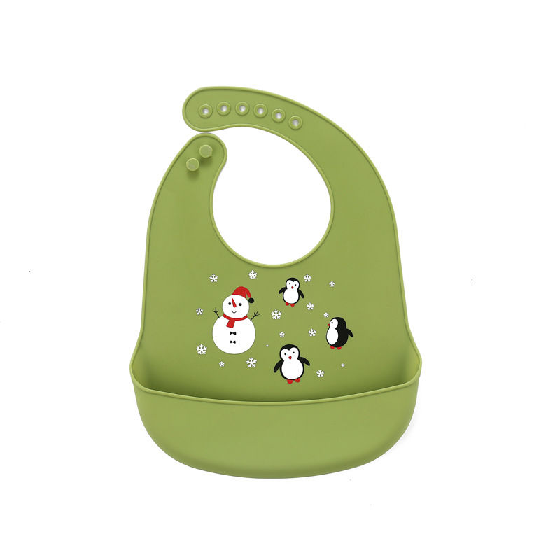 Baby Bib waterproof saliva Bib silicone cute baby saliva towel children's large food Bib shop Bib wash free