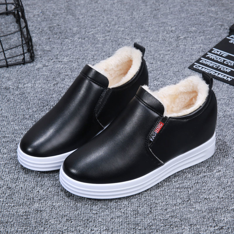 Autumn and winter new small white shoes women's increased thick soles for women's casual shoes