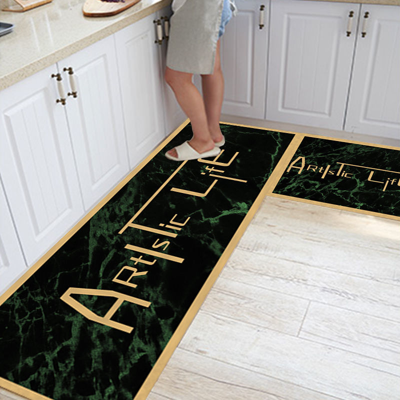 Cartoon kitchen floor mat bathroom door mat bedroom bedside carpet household foot mat door mat suit