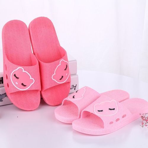 Home thick bottom slipper female bathroom antiskid cool slipper soft bottom slipper female summer