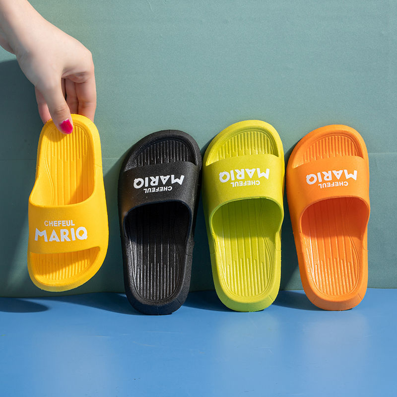 Children's slippers summer baby antiskid boys and girls cartoon bathroom beach indoor children's soft bottom sandals