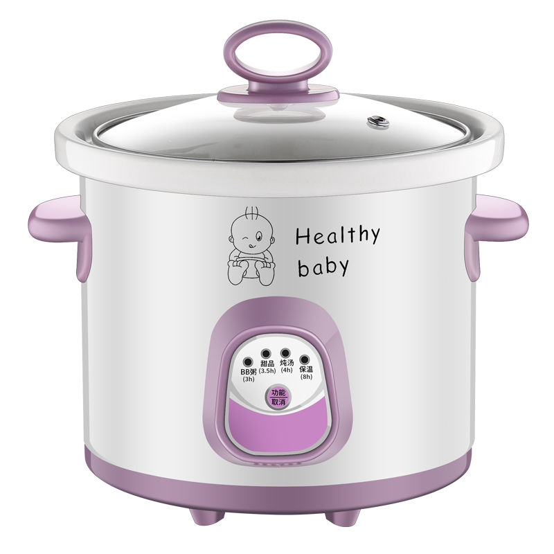 Baby's supplementary food pot casserole casserole household electric stew pot ceramic automatic soup pot porridge pot artifact