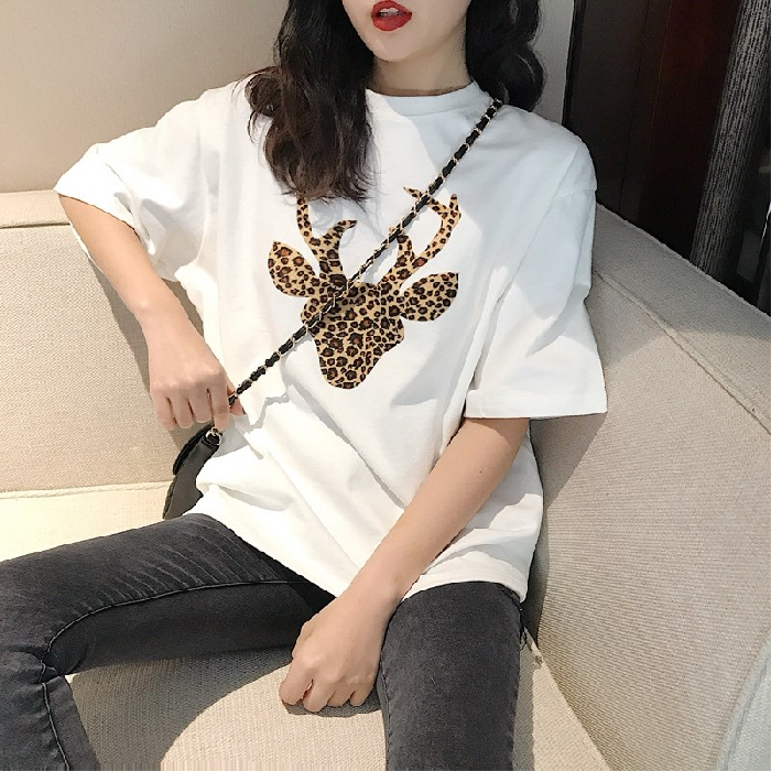 Summer new Korean loose short sleeve T-shirt women's 2020 large size top bottoming shirt