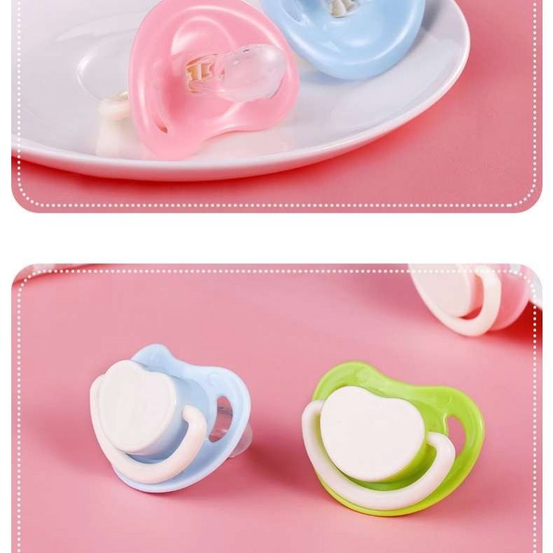 Pacifier sleeping super soft newborn silicone pacifier baby false pacifier weaning comfort Pacifier