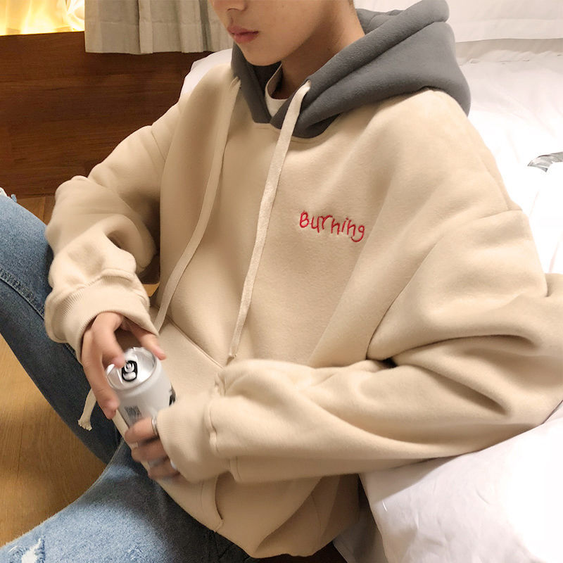Pullover Hooded Sweater men's trend long sleeve top ins autumn and winter new loose coat fashion brand Hoodie