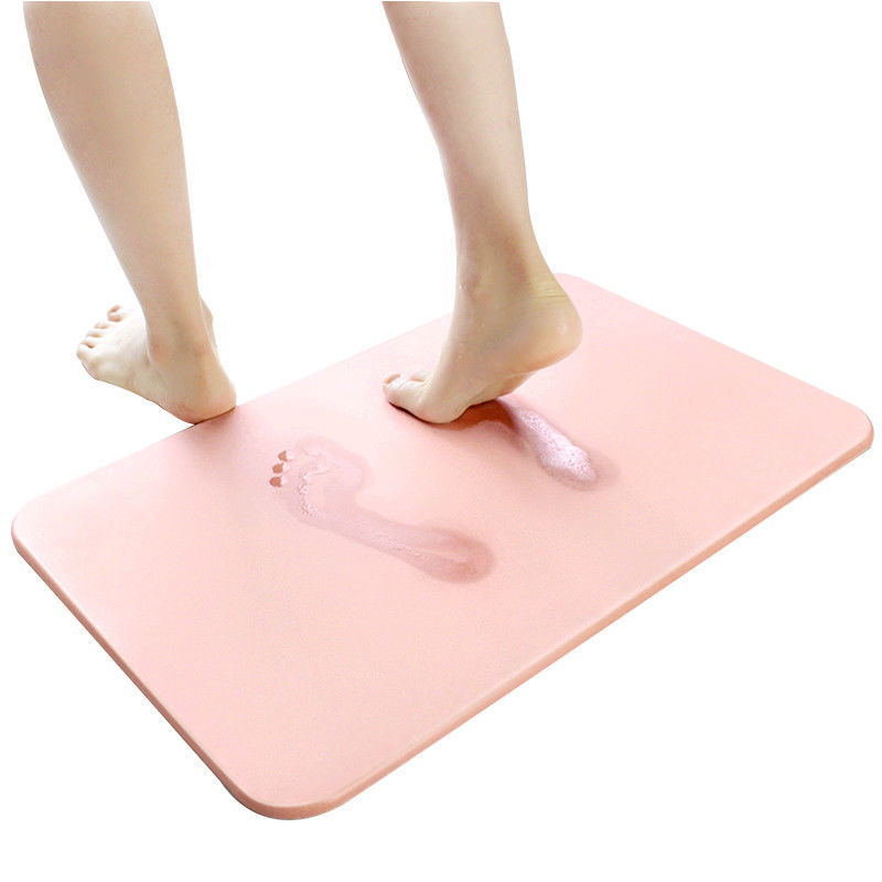Diatom mud mat absorbent foot pad bathroom antiskid mat quick drying toilet super absorbent bathroom shower room floor mat