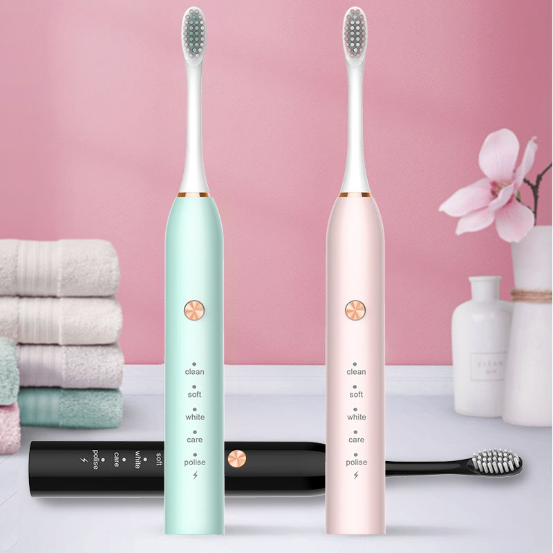 Electric toothbrush rechargeable waterproof acoustic wave super whitening automatic toothbrush adult children's soft hair