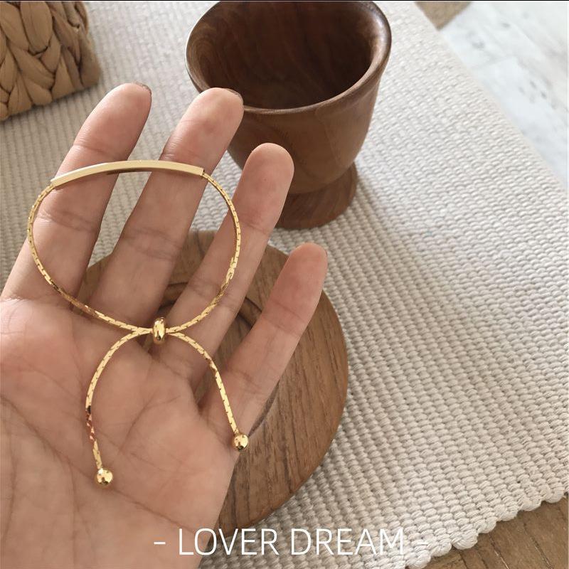 Korean retro chain simple style bracelet female ins French high sense chain adjustable boudoir Bracelet