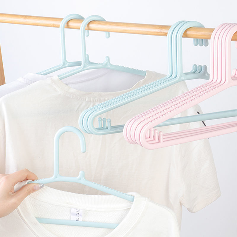 [10-30 pack] plastic clothes rack thickened adult clothes drying rack clothes rack men's and women's clothes rack