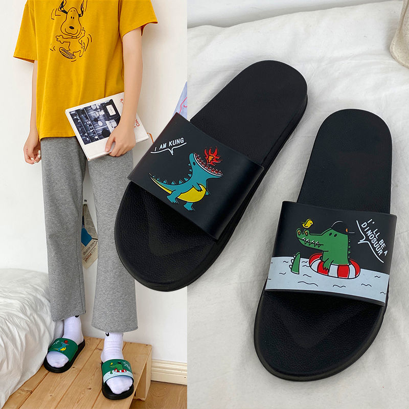 Jet dragon slippers men's summer harbor style outdoor one line drag cool drag tide brand beach shoes lovers shoes trend