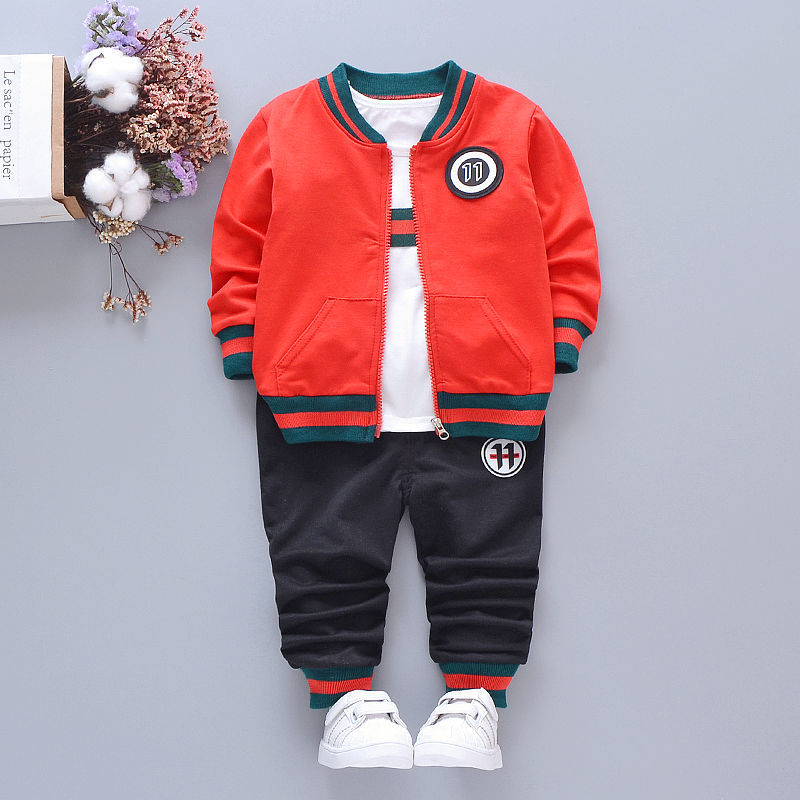 Boys' spring clothes 1-2-3-4-year-old children's suit