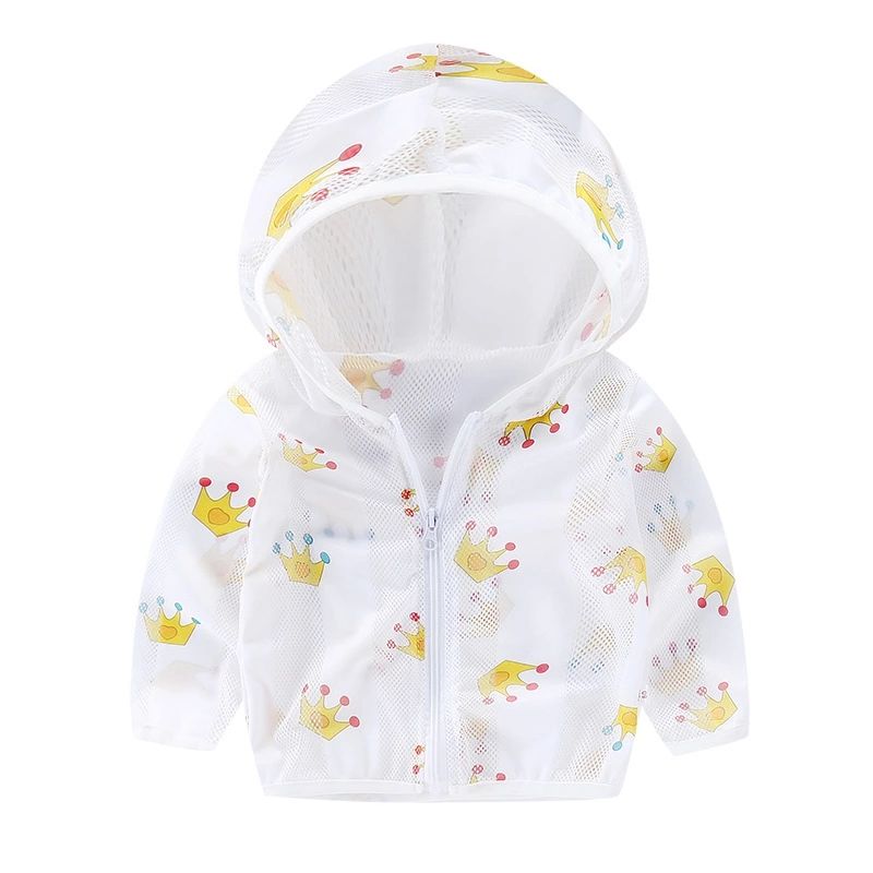 Summer children's sunscreen clothes light and breathable girls' summer clothes boys' sunscreen clothes coat baby coat skin moisture