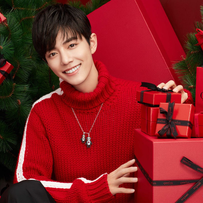 Xiao Zhan same Christmas red turtleneck female New Korean loose autumn winter thickened student Knitted Top