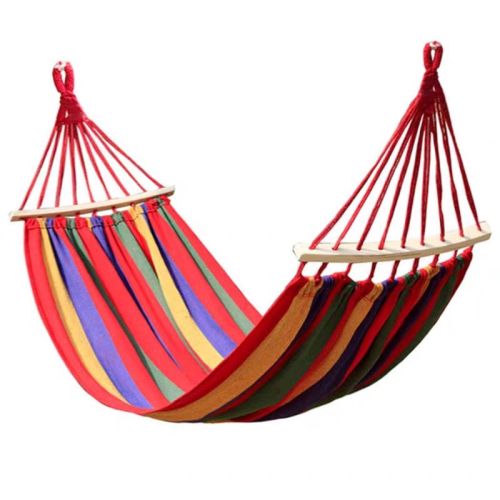Hammock outdoor single double adult student dormitory indoor outdoor thickened canvas anti rollover swing hanging chair cradle