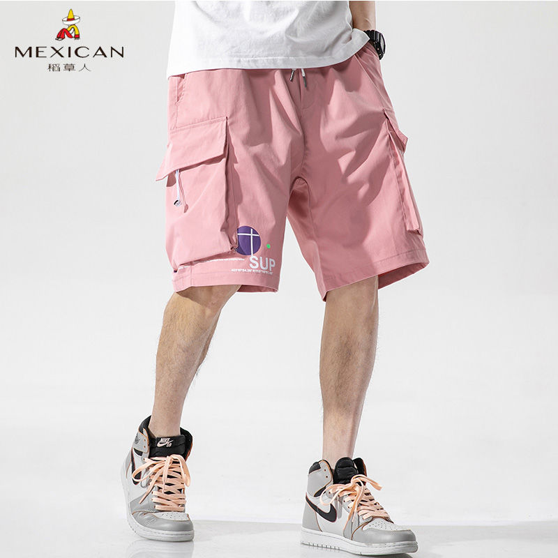Mexican Scarecrow short pants men's fashion summer sports fashion brand leisure Student Korean work clothes Capris