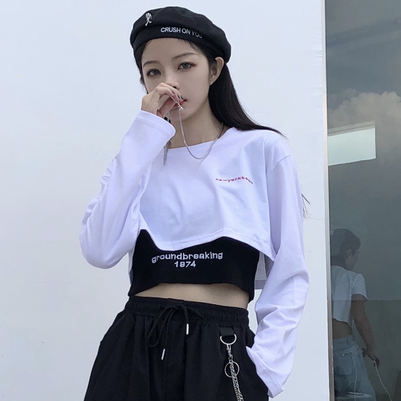 Real shot new style overalls women show thin, high waist, tie feet, small, loose, straight tube sports casual pants two piece set